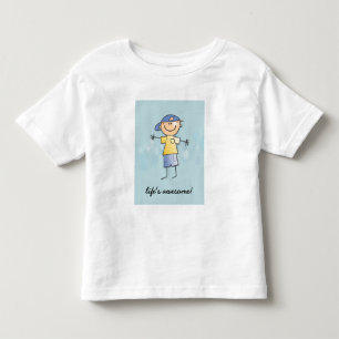 Camiseta Infantil a vida é incrível!