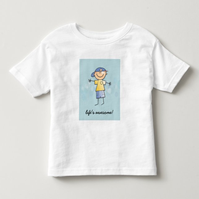 Camiseta Infantil a vida é incrível! (Frente)