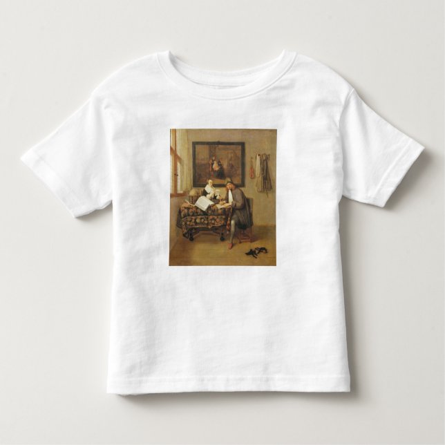 Camiseta Infantil A vida estudiosa, 1662 (Frente)