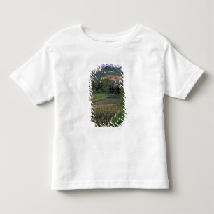 Camiseta Infantil A vila de San Gimignano fica nas colinas ondulante