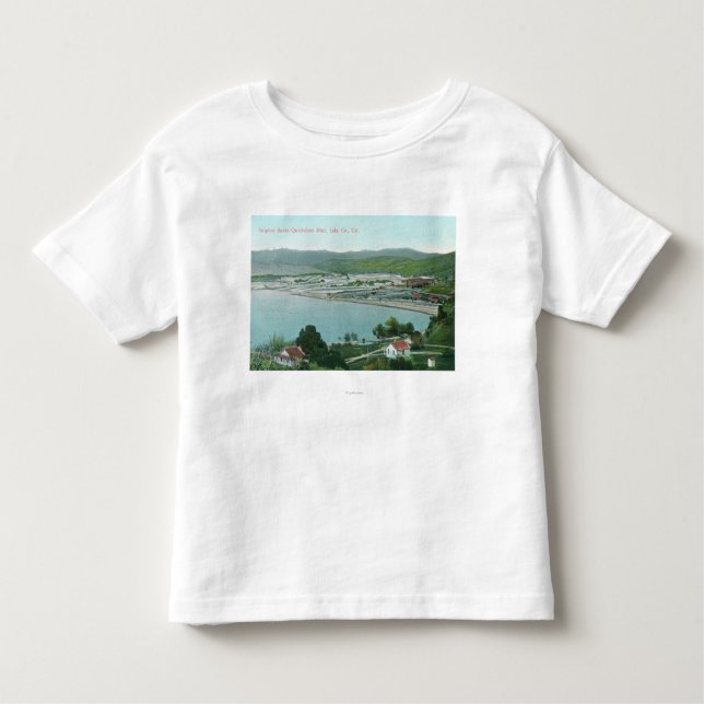 Camiseta Infantil A vista aérea do enxofre deposita a mina do (Frente)