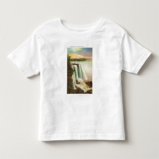 Camiseta Infantil A vista da ferradura cai da ilha da cabra (Frente)
