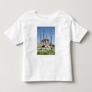 Camiseta Infantil A vista da mesquita, otomano, construiu c.1569-75