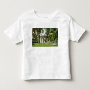 Camiseta Infantil A vista do outeiro do olmo, Longfellow residiu