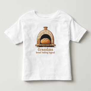 Camiseta Infantil A vovó é uma lenda na panificação