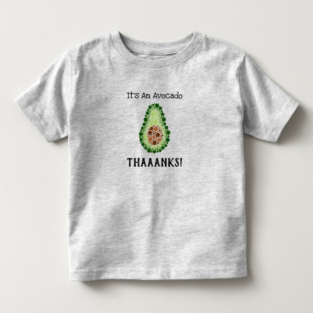 Camiseta Infantil Abacate em Pontos (Frente)