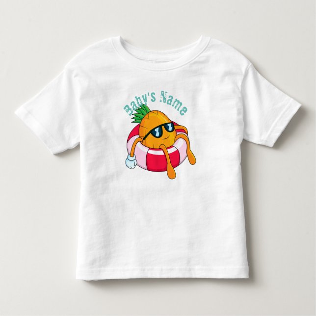 Camiseta Infantil Abacaxi legal (Frente)