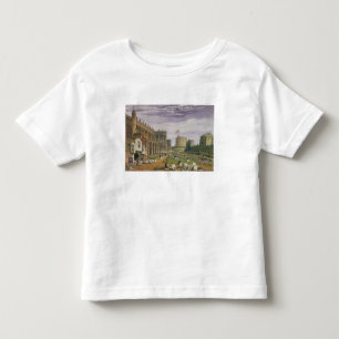 Camiseta Infantil Abaixe a divisão com uma ideia da capela e do t d