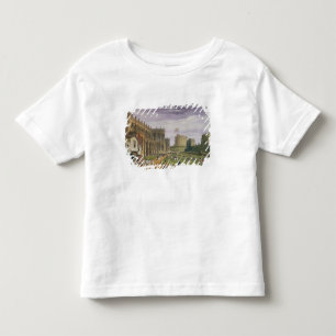 Camiseta Infantil Abaixe a divisão com uma ideia da capela e do t d