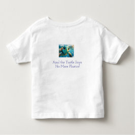 Camiseta Infantil ABC pelo mar - Aprenda, jogue, proteja com Azul