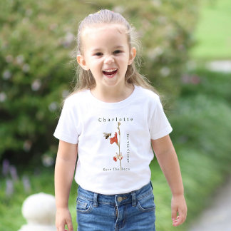 Camiseta Infantil Abeia Mel Personalizada Floral Botânica Vermelha