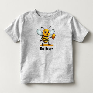 Camiseta Infantil Abeja de Desenho Animado 