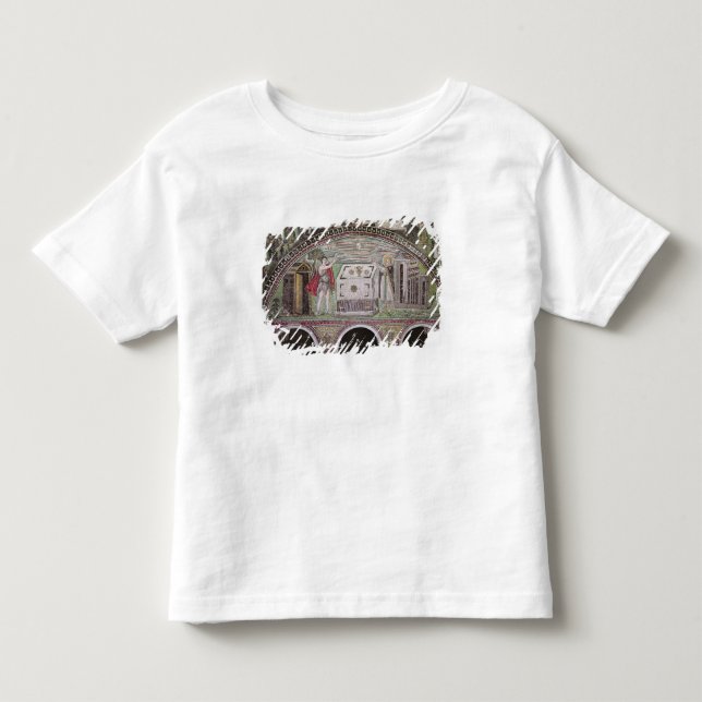 Camiseta Infantil Abel e Melchisedech que oferecem no altar (Frente)