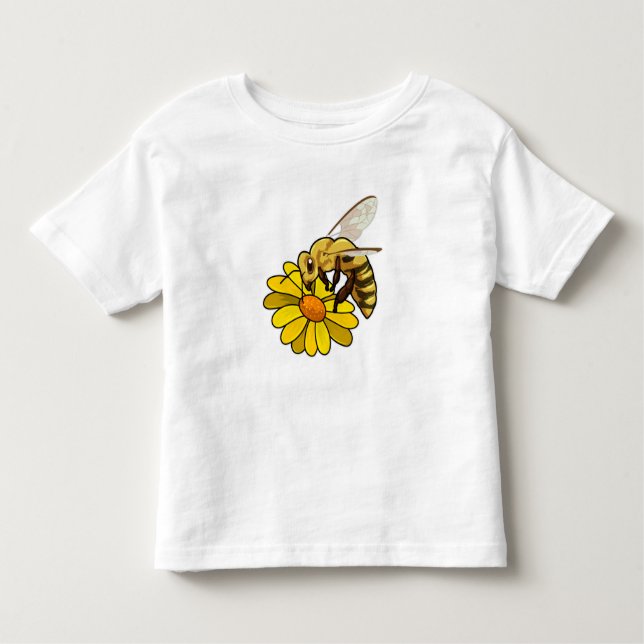 Camiseta Infantil Abelha com Flor (Frente)