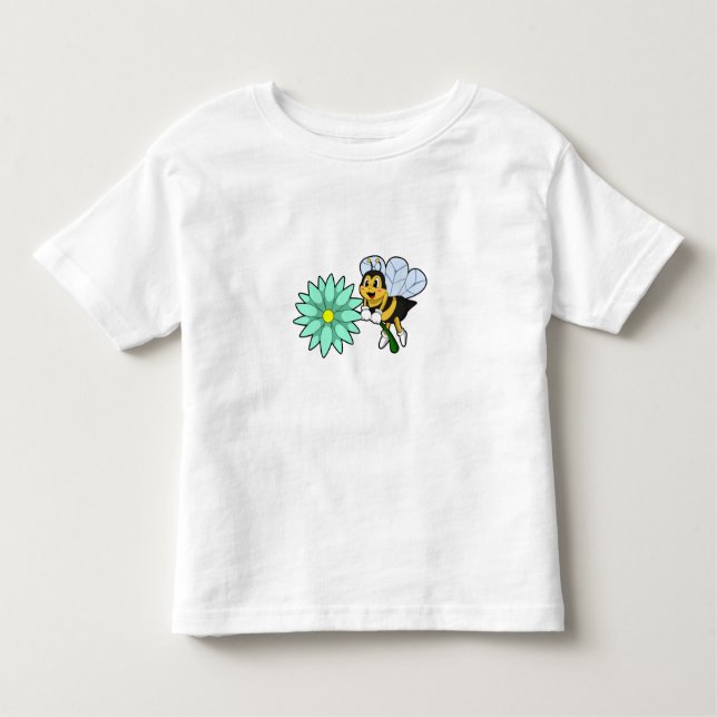 Camiseta Infantil Abelha com Flor.PNG (Frente)