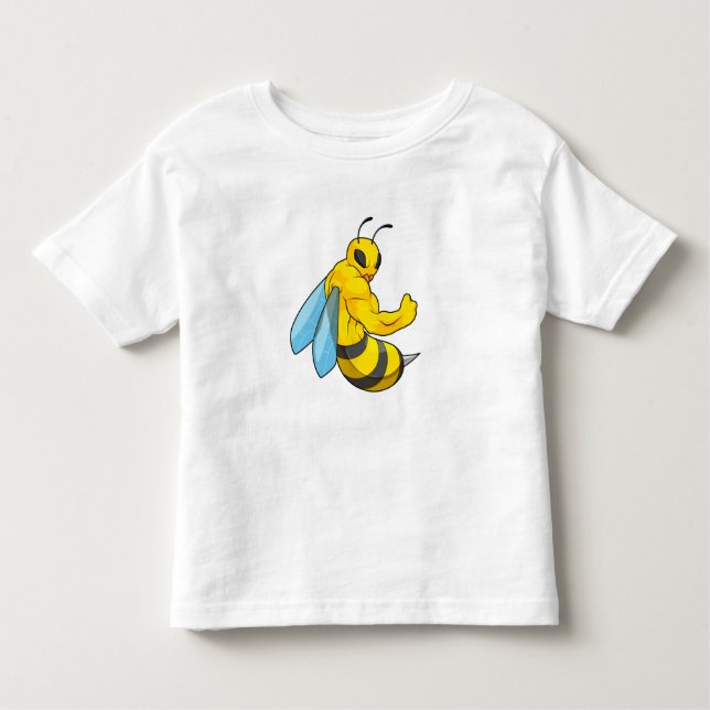 Camiseta Infantil Abelha como Criador de Portos (Frente)