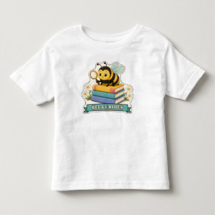 Camiseta Infantil Abelha Curiosa Abelha Fofa com Lupa