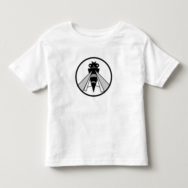 Camiseta Infantil abelha do black&white (Frente)