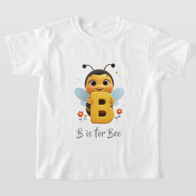 Camiseta Infantil Abelha Fofa | A é de Abelha Cami (Postura )