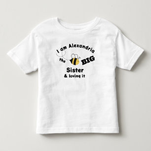 Camiseta Infantil Abelha-Grande Irmã Bumble e Adorando-a