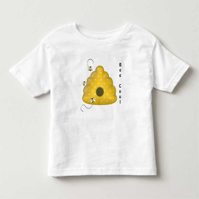 Camiseta Infantil Abelha Legal com Colmeia de Abelhas (Frente)