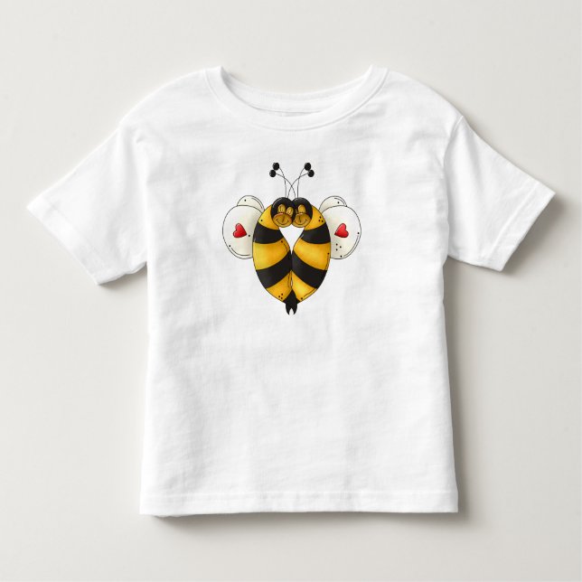 Camiseta Infantil Abelha no amor (Frente)