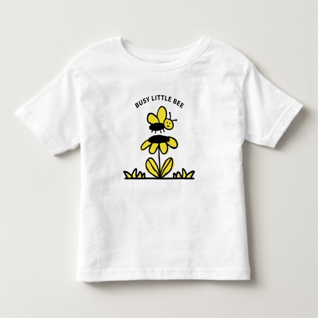 Camiseta Infantil Abelhas e Flores Cuecas (Frente)