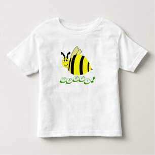 Camiseta Infantil Abelhas Felizes Sorrindo Bits Amarelos De Bumble C