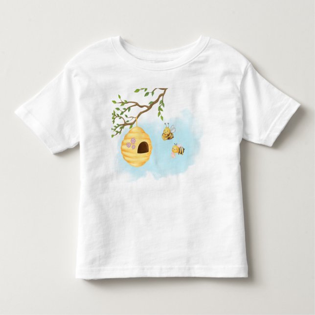 Camiseta Infantil Abelhas trabalhadoras (Frente)