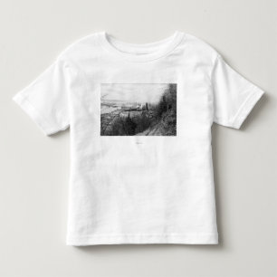 Camiseta Infantil Aberdeen, de cidade de WA moinho da opinião e