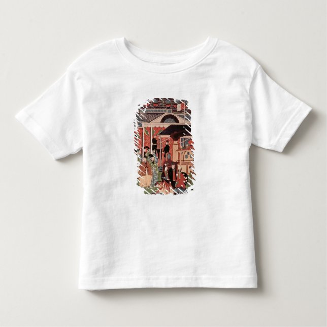 Camiseta Infantil Abertura da primeira estrada de ferro em Japão (Frente)