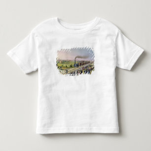 Camiseta Infantil Abertura da primeira linha Railway
