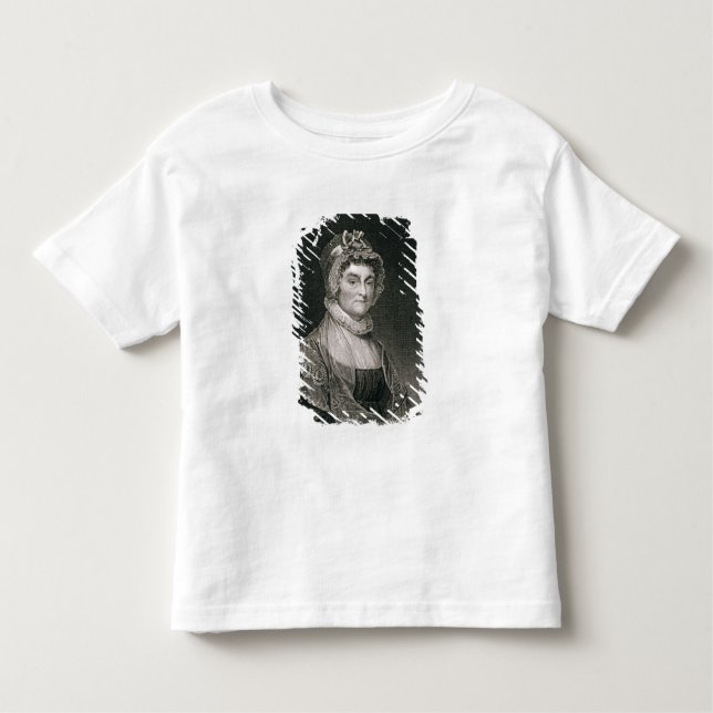 Camiseta Infantil Abigail Adams, gravado por G.F. Tempestade (Frente)
