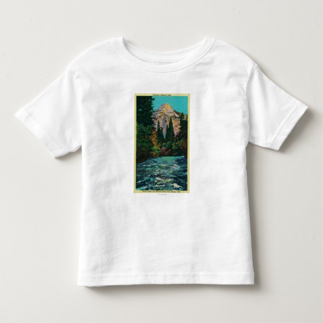 Camiseta Infantil Abóbada e rio nortes de Merced das ilhas felizes (Frente)