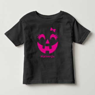 Camiseta Infantil Abóbora de Halloween Personalizada Fofa