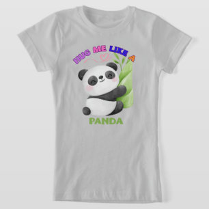 Camiseta infantil - Abraçar-me como um 🐼 de Panda