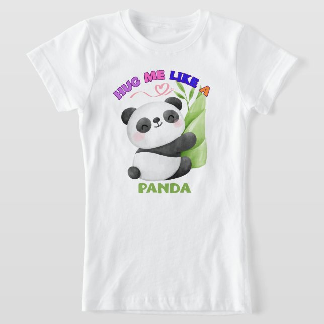 Camiseta Infantil – Abrace-me como um Panda 🐼 (Postura )