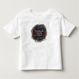 Camiseta Infantil Abrace sua mess