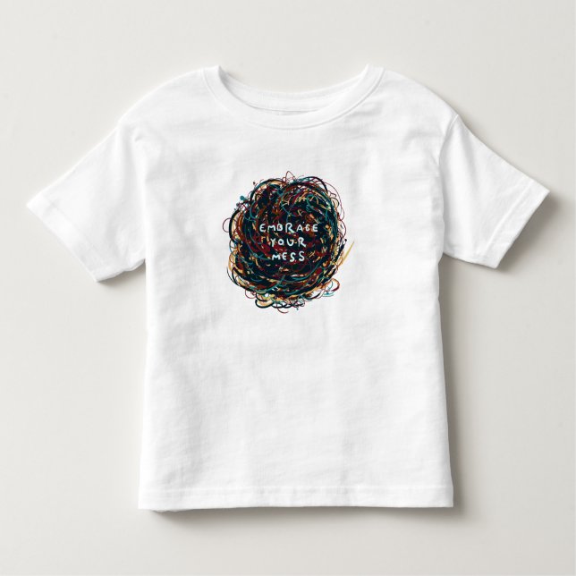 Camiseta Infantil Abrace sua mess (Frente)