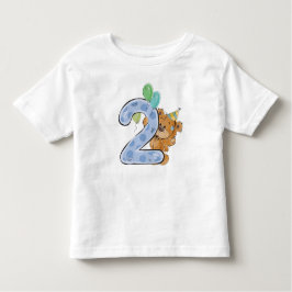 Camiseta Infantil Abraços de Urso para um segundo aniversário