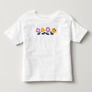 Camiseta Infantil Abraços e Narizes Molhados de abril - Parte Floral
