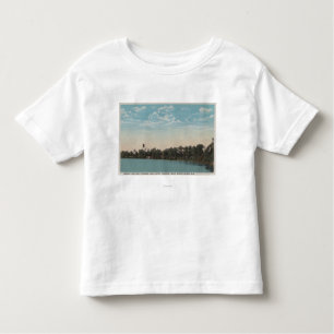 Camiseta Infantil Abrigo do inverno, Florida - opinião da água do