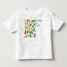 Abstrato Leaf Pattern Toddler T-Shirts