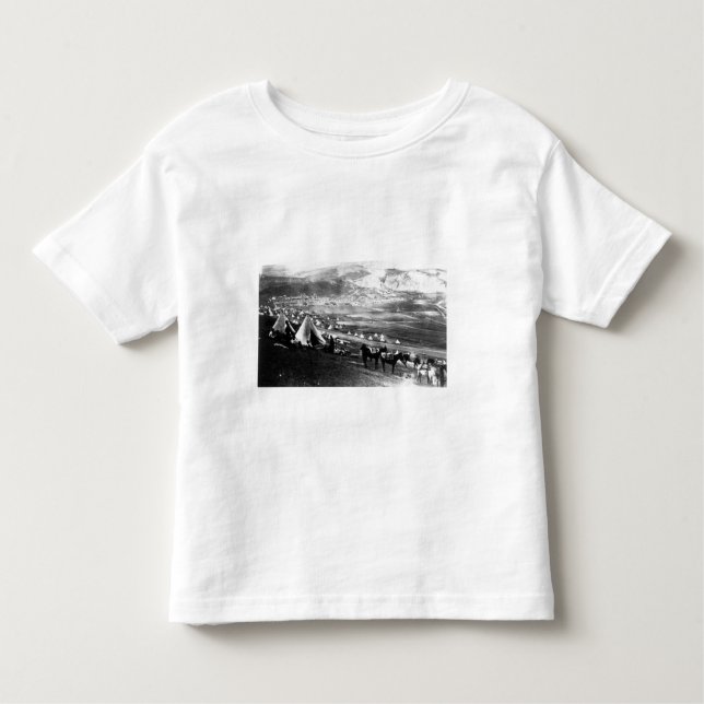 Camiseta Infantil Acampamento aliado, Crimeia, c.1855 (Frente)