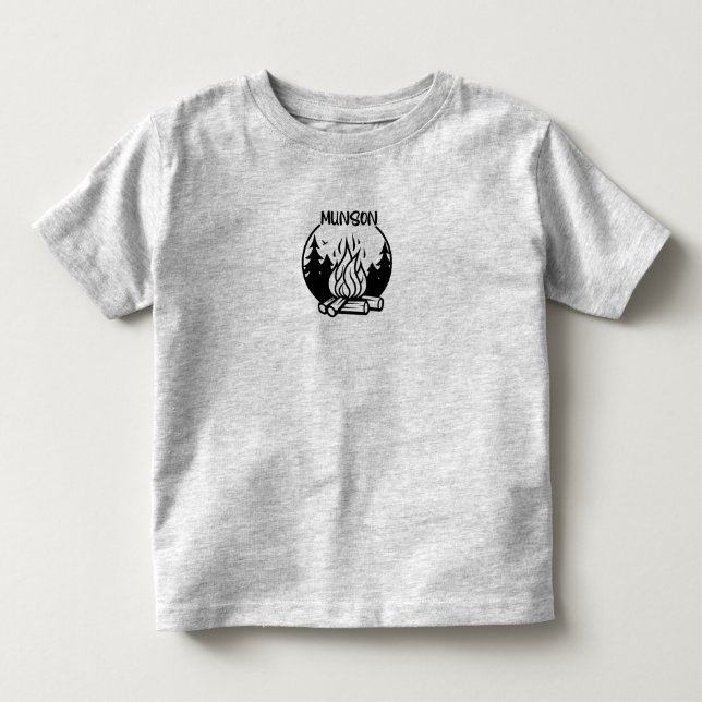 Camiseta Infantil Acampamento Munson (Frente)