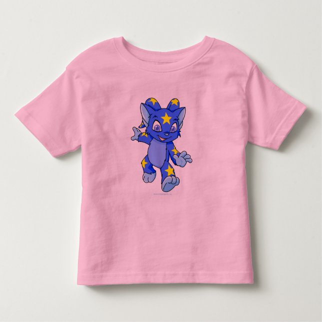 Camiseta Infantil Acara estrelado Excited (Frente)