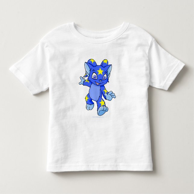 Camiseta Infantil Acara estrelado Excited (Frente)