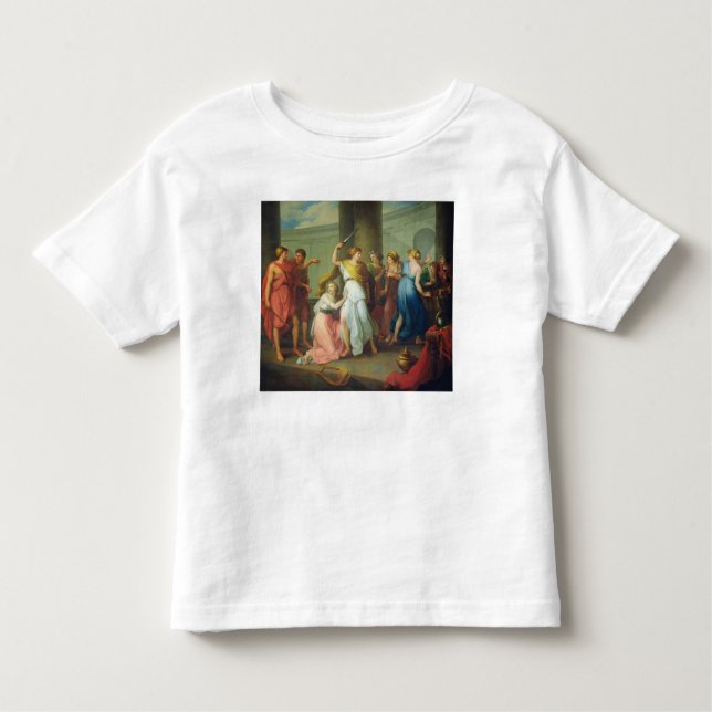 Camiseta Infantil Achilles reconheceu, 1799 (Frente)