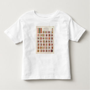 Camiseta Infantil Acomodação da igreja, litografia estatística do