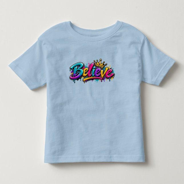 Camiseta Infantil Acredite (Frente)